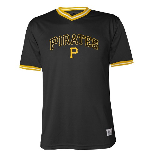 Mlb Pittsburgh Pirates Men's Short Sleeve V-neck Jersey : Target