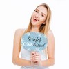 Big Dot of Happiness Funny Onederland - Holiday Snowflake Winter Wonderland Birthday Party Photo Booth Props Kit - 10 Piece - 2 of 4