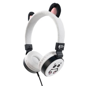 Planet Buddies Panda Furry Wired Headphones V2 - 1 of 4