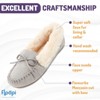 Floopi Women's Melani Moccasin Faux Suede Slippers - image 2 of 4