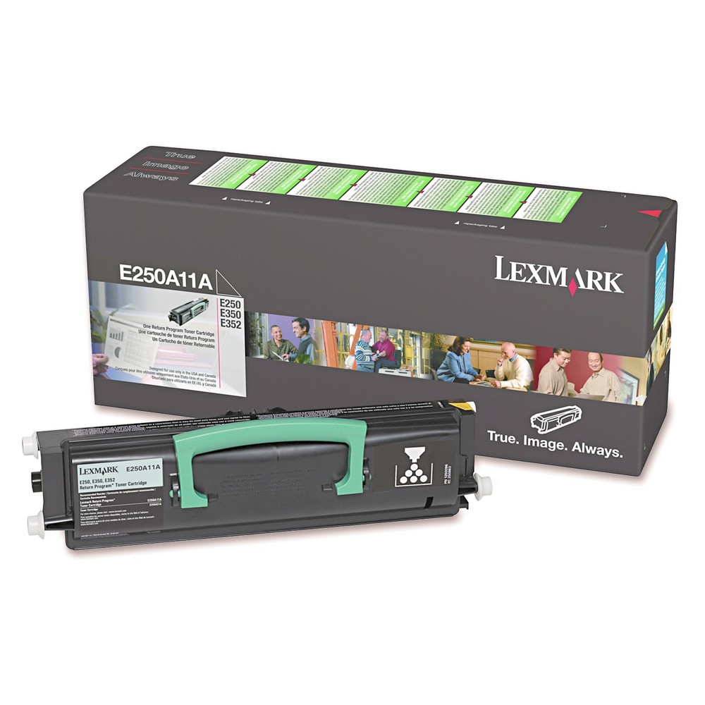 UPC 734646258005 product image for Lexmark E250A11A Toner, 3500 Page-Yield, Black (E250A11A) | upcitemdb.com