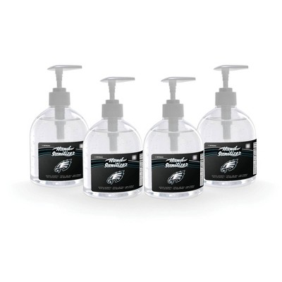 NFL Philadelphia Eagles 16oz Pump Top Hand Sanitizer - 4pk