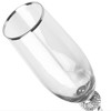 Berkware Crystal Champagne Flutes with Dazzling Rhinestone Design and Elegant Tone Rim -  9oz - 3 of 4