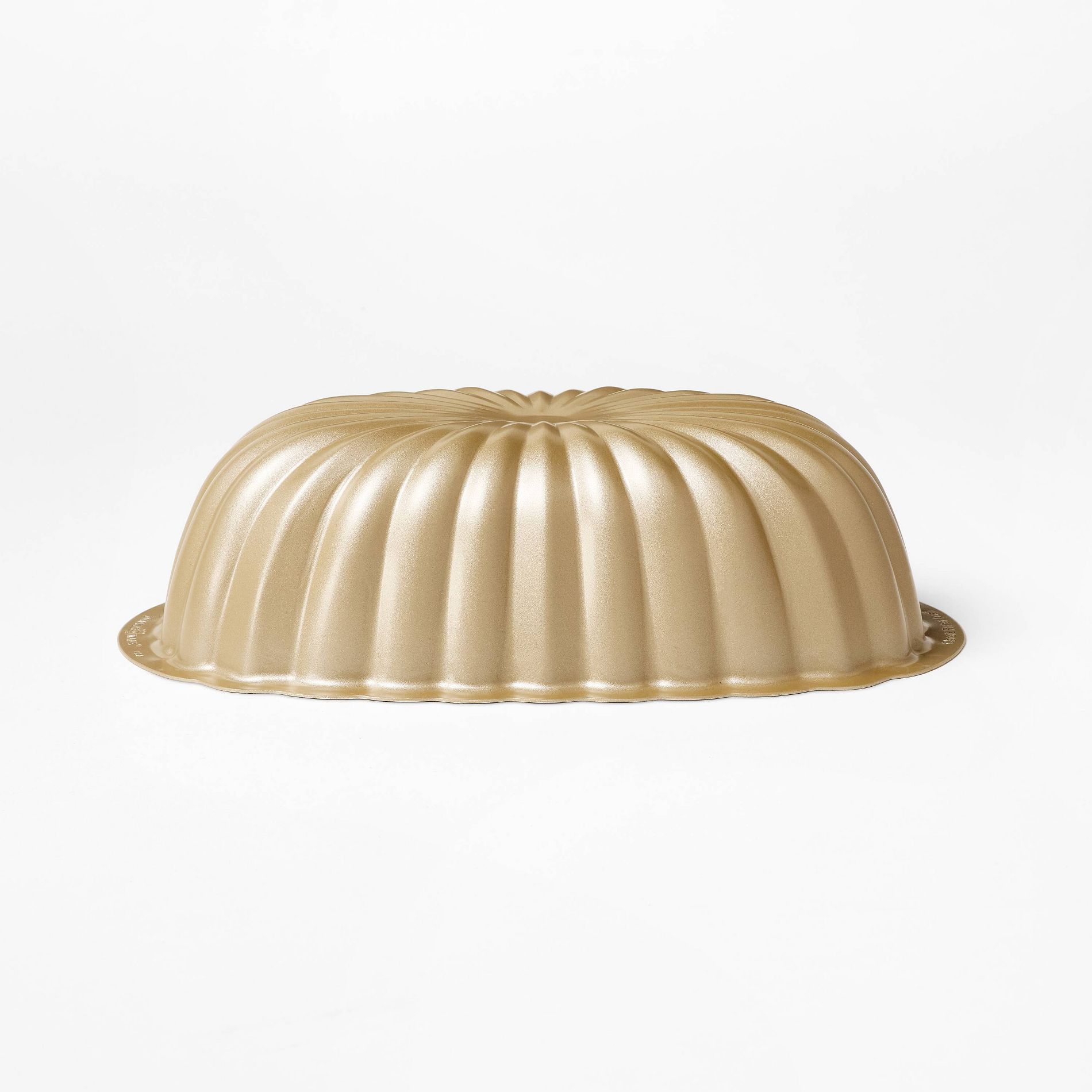 Aluminum Fluted Loaf Pan Gold - Figmint™