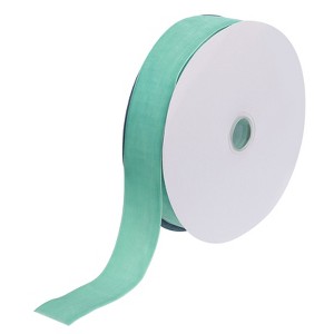 Unique Bargains Soft Single Face Spool Silky Velvet Ribbon for Bouquets DIY Crafts - 1 of 3
