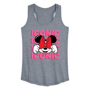 Women's - Disney - Iconic Minnie Graphic Racerback Tank - 1 of 4