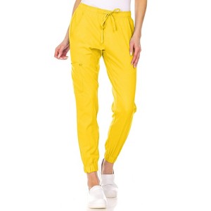 Medichic Women's Leah 5-Pocket Stretch Cargo Jogger Scrub Pants - 1 of 4