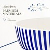 Spode Blue Italian Steccato 6.5-Inch Rimless Bowl - Decorative Earthenware Dinnerware with Scenic Border Design - Elegant Blue & White Tableware - 4 of 4