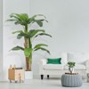 GustoWave 5FT Artificial Lifelike Fake Palm Plant for Home & Office Decor, No Maintenance, Fade-Resistant, Adjustable Branch, Perfect - 4 of 4