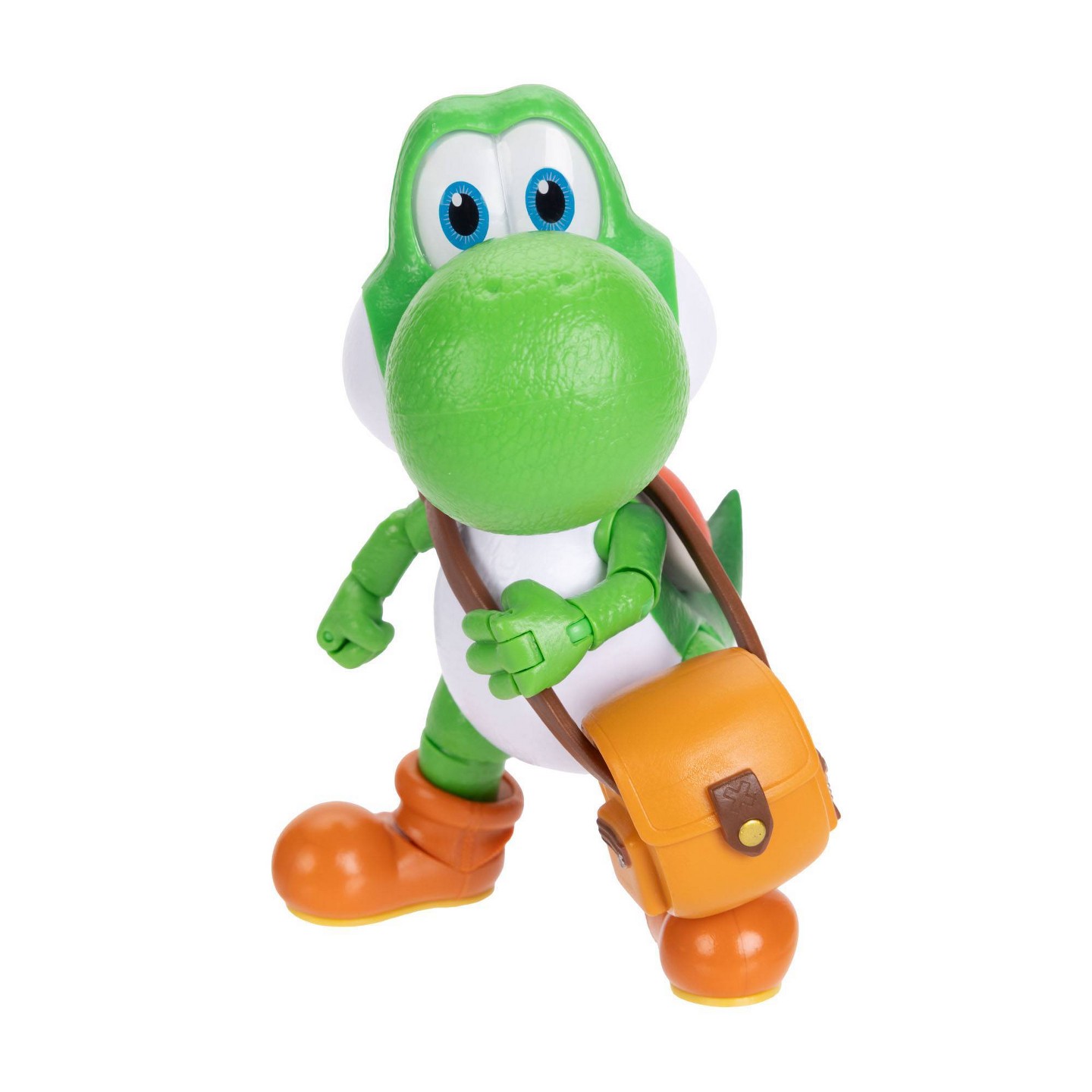 Детские фигурки Nintendo The Super Mario Galaxy Movie - 5” Figure Series – Yoshi Figure with Hat, Sunglasses, and Satchel Accessories — фото 5
