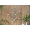 Dexmalle 17x5.5x22" Metal Branch Wall Sculptures with Bird Accents, Set of 2 - 2 of 4