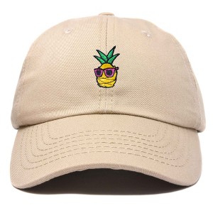 Dalix Pineapple Embroidered Cap Cotton Baseball Summer Cool Dad Hat Mens - 1 of 4