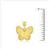 Classic Gold 14K Yellow Gold, Diamond-Cut Butterfly Pendant - 2 of 3