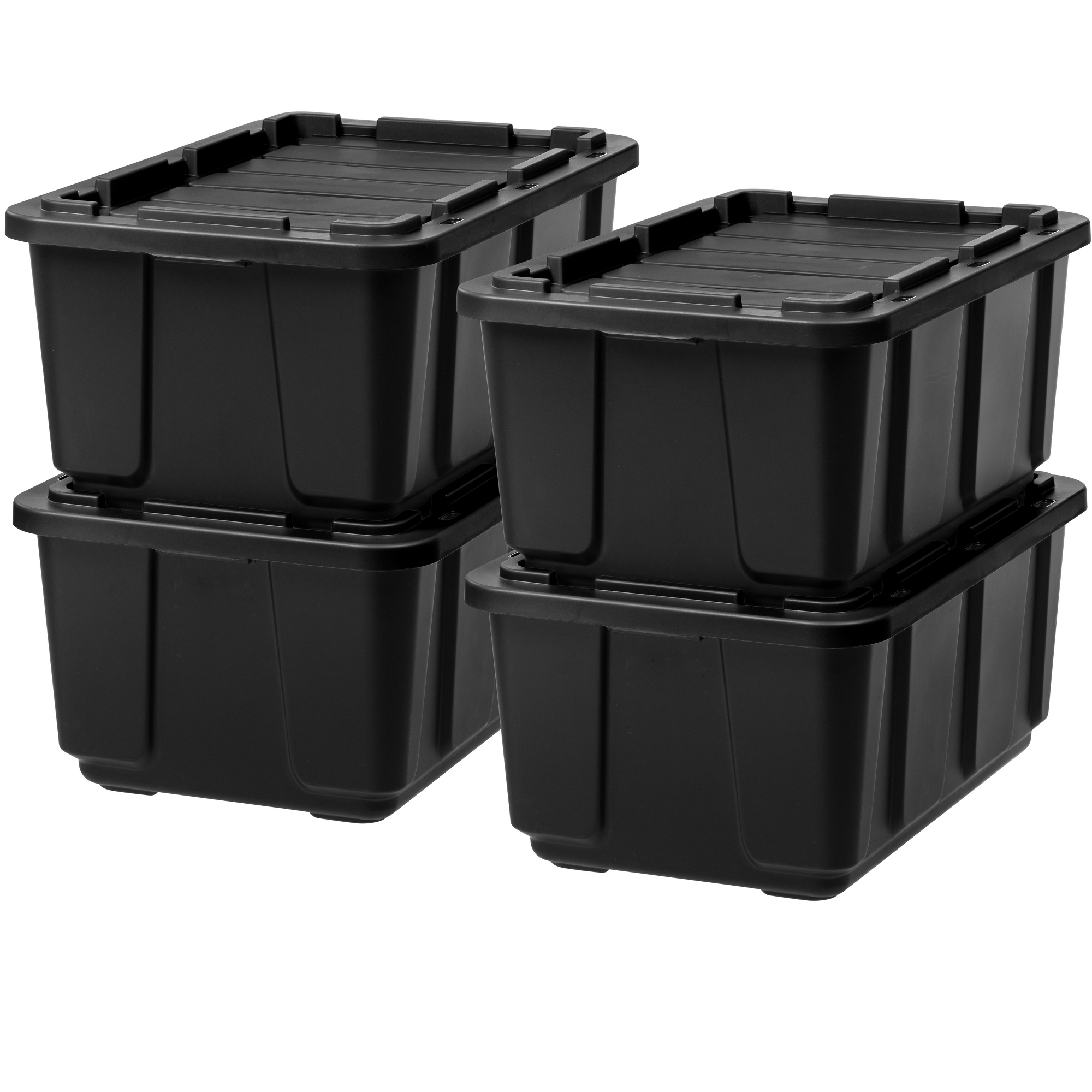 IRIS 4 Pack Large Stackable Storage Bin