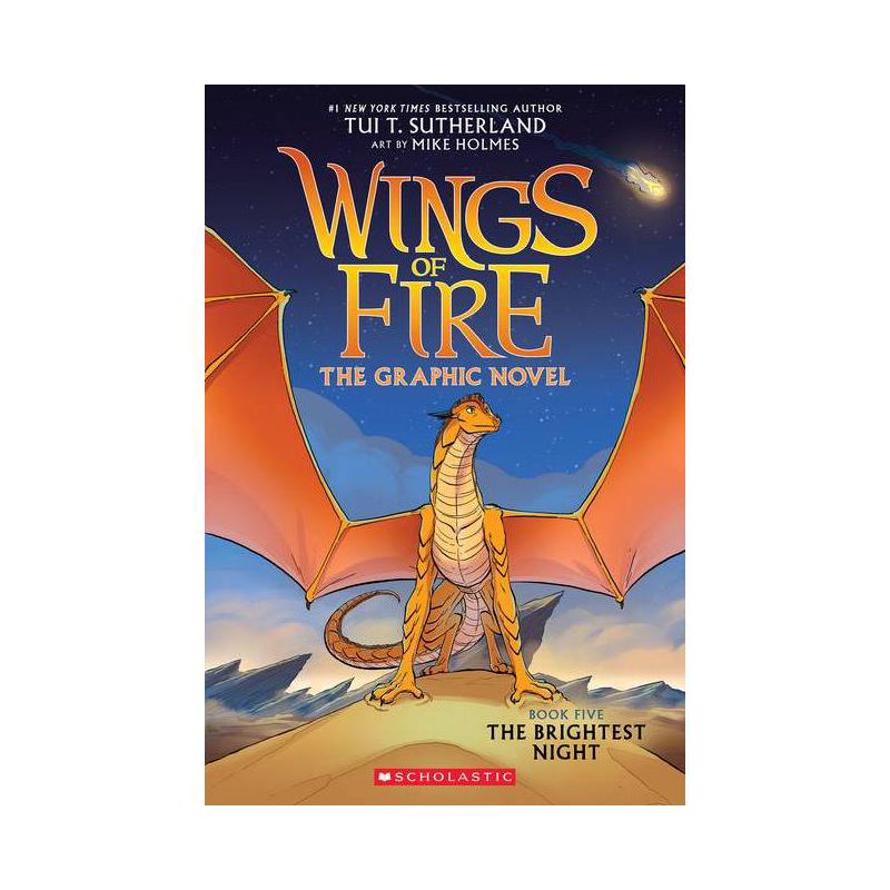 The Brightest Night (Wings of Fire Graphic Novel #5): A Graphix Book - (Wings of Fire Graphix) by Tui T Sutherland, 1 of 5