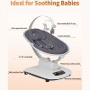 Electric Baby Swings for Infants to Toddler,Infant Swing with 5 Motion Modes & 5 Speeds - 4 of 4
