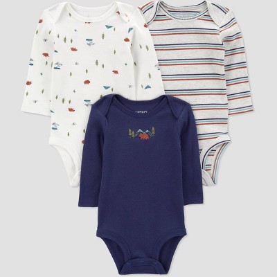 Image of Carter's Just One You® Baby Boys' 3pk Bodysuit - Blue 3M