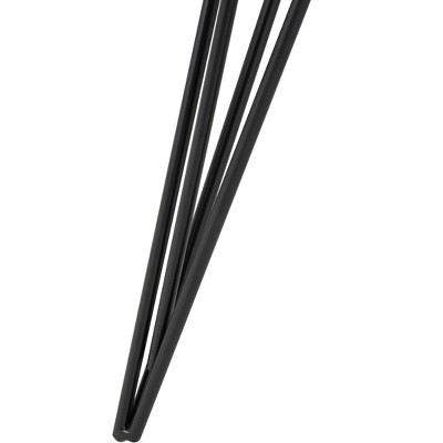 Wynton Oak and Black Hairpin Leg Coffee Table