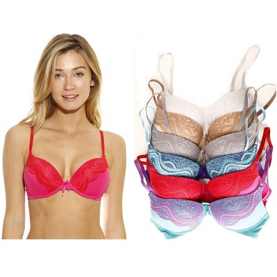 B40013-B-32B Just Intimates Women's Bras (Pack of 6)