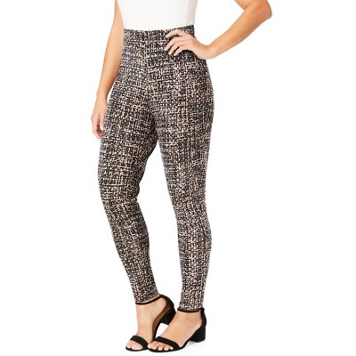 Jessica London Women's Plus Size Everyday Stretch Cotton Legging