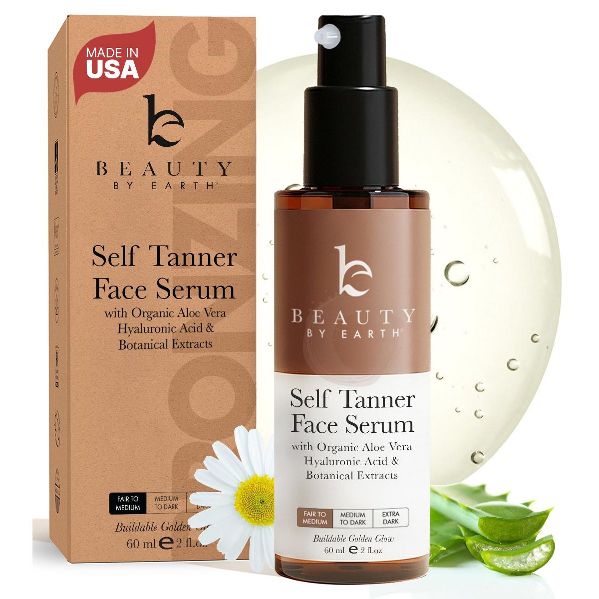 Beauty by Earth Face Self Tanner Serum