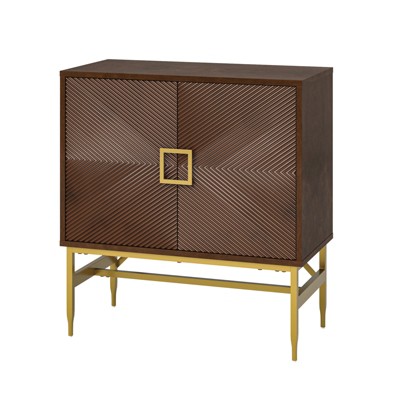 Eli 34'' Tall 2 - Door Modern Accent Cabinet | ARTFUL LIVING DESIGN