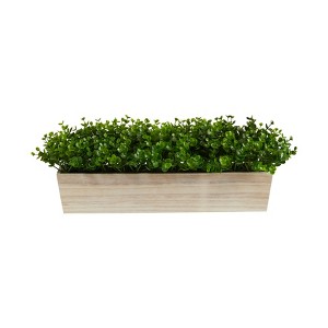 Nearly Natural 19-in Eucalyptus Artificial Plant in Decorative Planter - 1 of 4