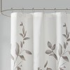 PAGED Burnout Printed Shower Curtain,Shower Curtains with 12 Button Holes for Bathroom,Machine Washable - 3 of 4