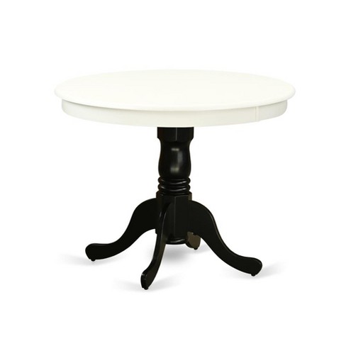 East West Furniture, Dining Table Linen White & Black, ANT-LBK-TP - image 1 of 3