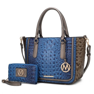 MKF Collection Bonnie Women’s Satchel with Wallet Bag by Mia K