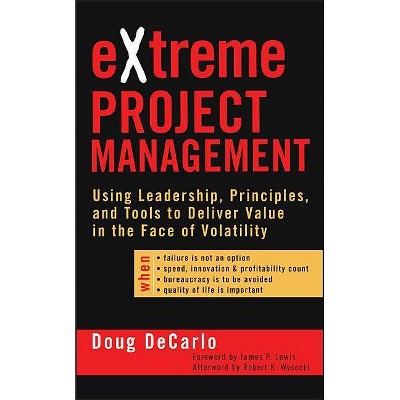 Extreme Project Management - (Jossey-Bass Business & Management) by  Douglas DeCarlo (Hardcover)