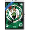 Trends International NBA Boston Celtics - Maximalist Logo 23 Framed Wall Poster Prints - 3 of 4