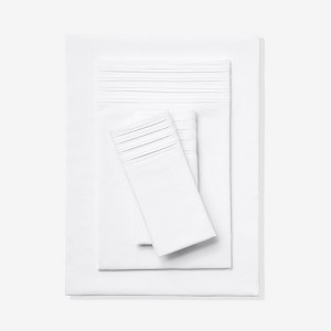 BrylaneHome Microfiber Pleated Hem Sheet Set - 1 of 2