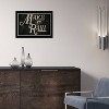19" x 13" Make It Rain Motivational Quotes Framed Wall Art Black/White - Hatcher and Ethan: Modern Typography Decor - 4 of 4