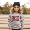 The Juniper Shop Game Day Checkered Toddler Graphic Sweatshirt - 2 of 2