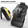 Vena vArmor Rugged Case for Apple iPhone 13 Pro Military Grade Drop Protection with Belt Clip Holster Kickstand - Space Gray - 4 of 4
