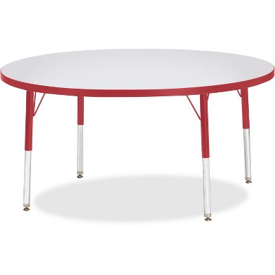 Jonti-Craft Berries Elementary Height Color Edge Round Table (48 x 48 ...