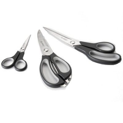 BergHOFF CooknCo Scissor Set 3 Pc Black/Grey