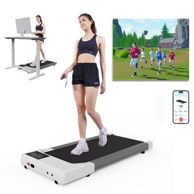 Superun super treadmills 15.55*39.37 inches run belt 2.5 Horsepower 2 in 1 Walking pad