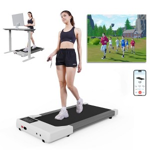 Superun super treadmills 15.55*39.37 inches run belt 2.5 Horsepower 2 in 1 Walking pad - 1 of 4