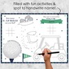 Big Dot of Happiness Par-Tee Time - Golf - Paper Birthday Party Coloring Sheets - Activity Placemats - Set of 16 - 2 of 4