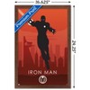 Trends International Marvel Heroic Silhouette - Iron Man Framed Wall Poster Prints - 3 of 4