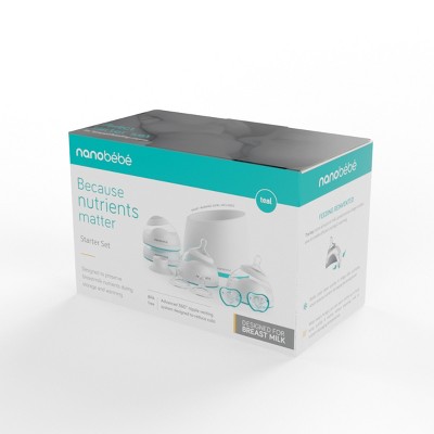 Buy nanobebe Baby Bottle Starter Set Pink at Ubuy Jordan