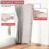 BestMassage 4/6/8 Panel Folding Privacy Screen Space Divider for Room Office and Studio - 3 of 4