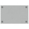 vidaXL Wall-mounted Magnetic Board White 23.6"x15.7"Â Tempered Glass - 4 of 4