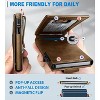 Paaaawaters Airtag Wallet for Men,with Money Clip Gift Boxed,Slim Front Pocket Wallet RFID Blocking Metal Case - 3 of 4