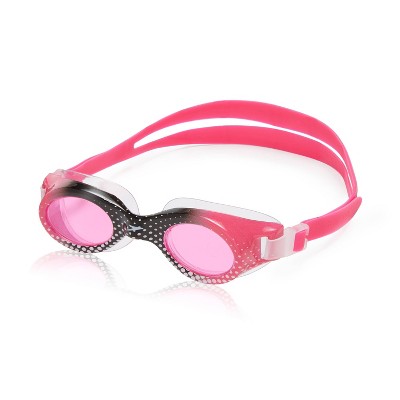  Speedo CB Junior Glide Print Goggles - Hot Pink/Gray 