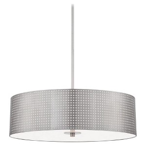 George Kovacs Lighting Grid 4 - Light Pendant in  Brushed Nickel - 1 of 1