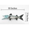 Collectible Wildlife Gifts | Fish, Barracuda, Anarrhichtys Ocellaus, Museum Quality, Hand Painted, Rubber Fish,  Toy Model, Gift,   10"   CH382 BB143 - 2 of 4
