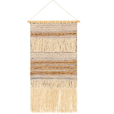Mark & Day Nenzing 36"H x 20"W Bohemian/Global Tan Wall Tapestries